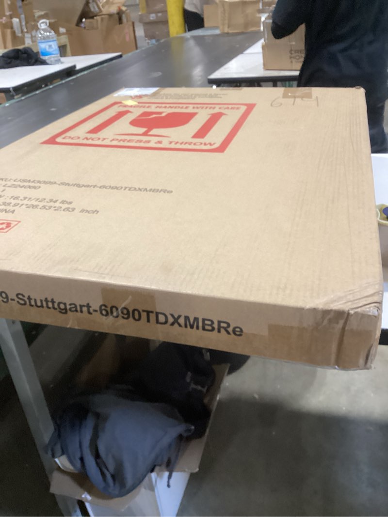 Condition photo showing New/Like New for s'bagno 24x36 oval led bathroom mirror with lights, anti-fog, bluetooth speaker, 3 colors temperature & dimmable, lighted mirrors for bathroom wall with memory function, waterproof, shatter-proof silver-1 pack 36"l x 24"w