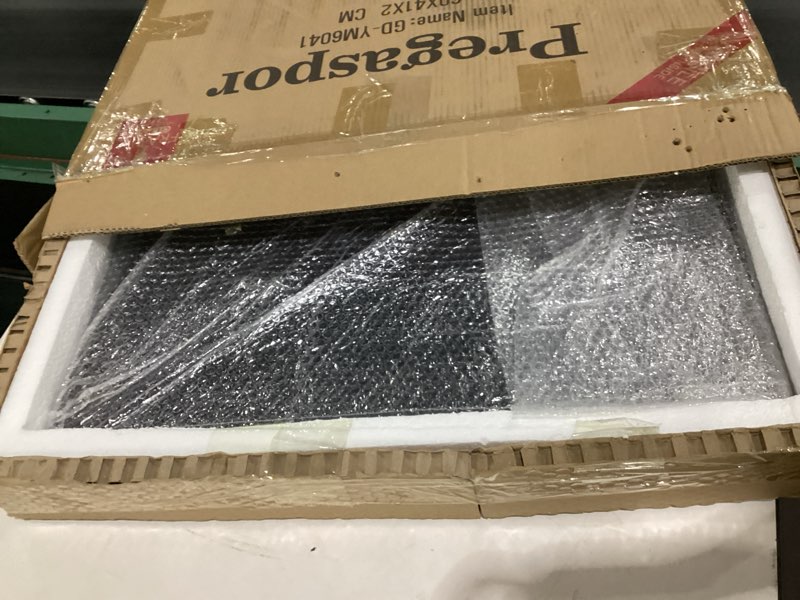 Condition photo showing New/Like New for Pregaspor Mirror on Mirror Wall Mirror for Bathroom, 16" x 24" Rectangular Frameless Bathroom Vanity Mirrors for Wall, Polished Beveled Edge Mirrors for Washroom Rectangle - 16" x 24"