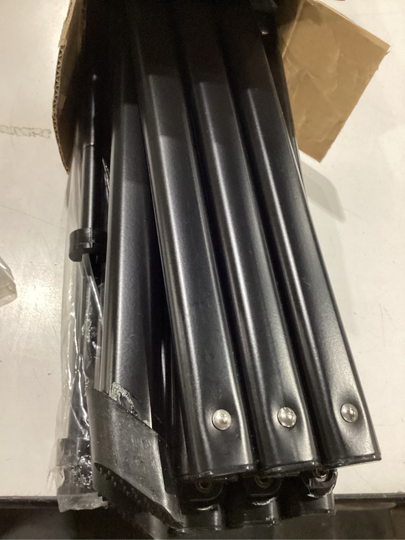 Condition photo showing As Is for Clothes Drying Rack Household Indoor, Foldable Drying Rack Clothing for Laundry - 40" x 28.8" x 14.2", Space Saving Indoor&Outdoor, Black-1pack Black 1