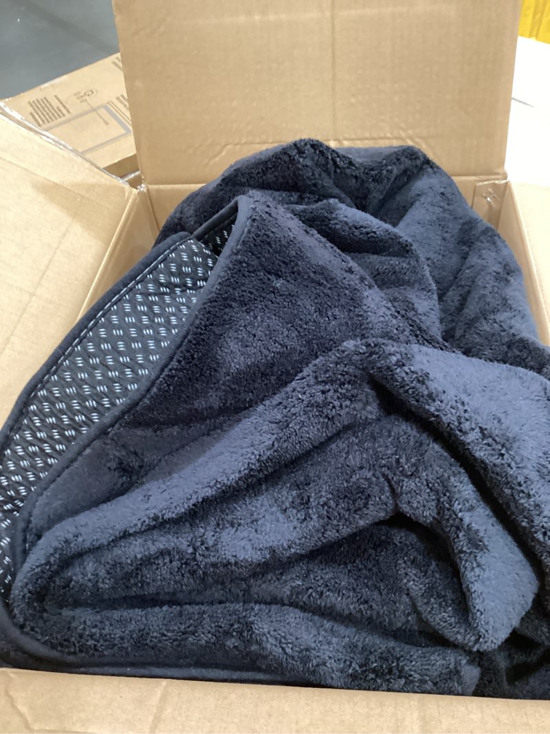 Condition photo showing Good Condition for vasofe black area rugs for living room bedroom, 8x10 modern thickened memory-foam throw carpet, super soft kids boys girls rug, non-slip washable carpets for dorm nursery classroom office decor black 4' x 6' (rectangular)