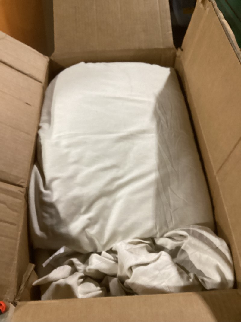 Condition photo showing Good Condition for bedsure queen comforter set - beige soft bedding for all seasons, cationic dyed bed set, 3 pieces, 1 queen size comforter (90"x90") and 2 pillow shams (20"x26"+2") queen 05 - beige