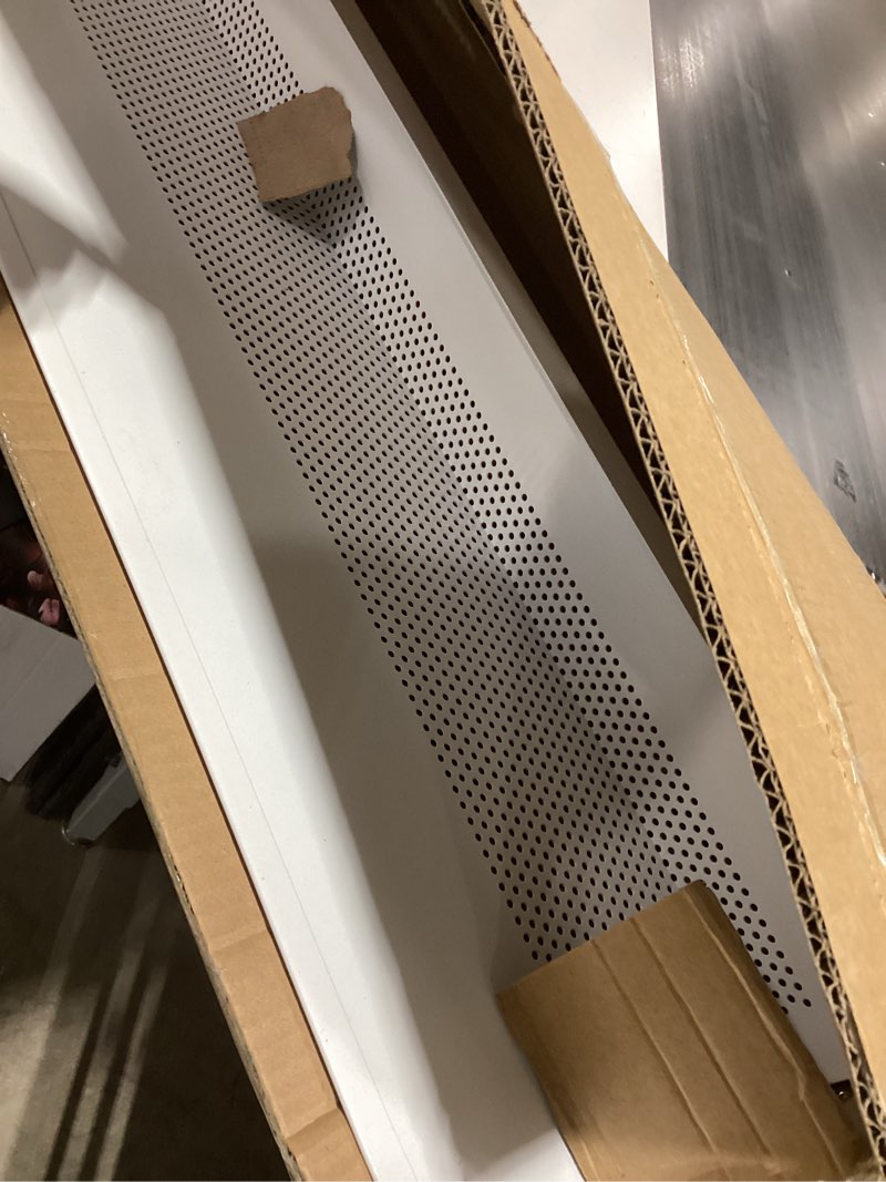 Condition photo showing Good Condition for 4FT Baseboard Heater Cover for Baseboard Heating with Left and Right Endcaps, Baseboard Radiator Covers for Replacing Old and Rusty Looking Electric and Baseboard Covers for Heaters