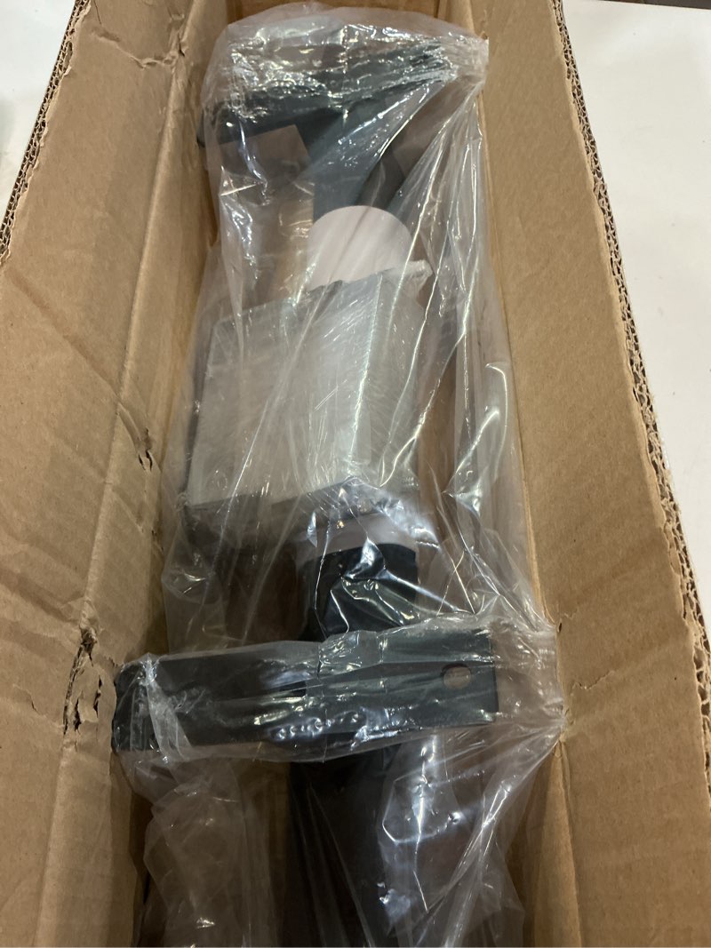 Condition photo showing As Is for 2 pack patio umbrella holder for deck railing umbrella mount for 1" to 2" umbrella poles heavy duty patio umbrella bracket holder post flat mount for deck balcony patio terrace courtyard railing black b: drill-on screw fixed flat mount
