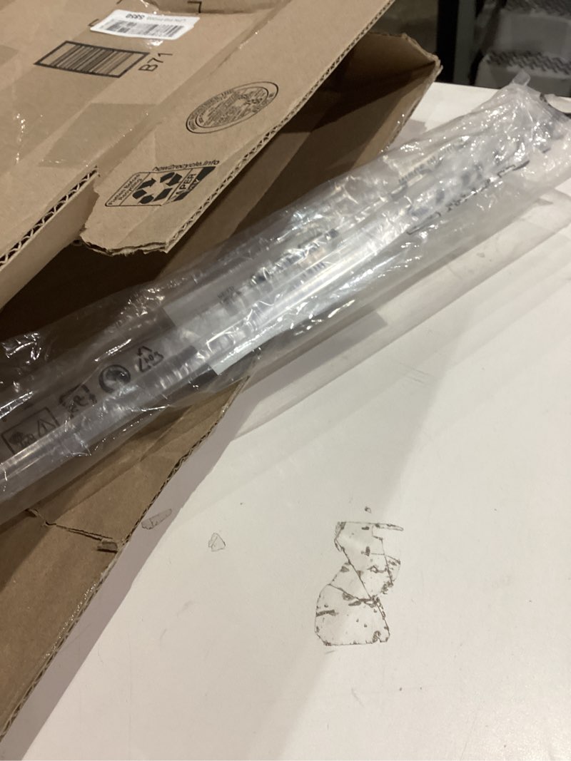 Condition photo showing As Is for 2 Pack Curtain Pull Rod with Metal Snap Invisible Clear Curtain Push Wand for Drapery and Grommet Curtains 1/2 Inch Wide (Acrylic, 40 Inch) acrylic 2 Pack