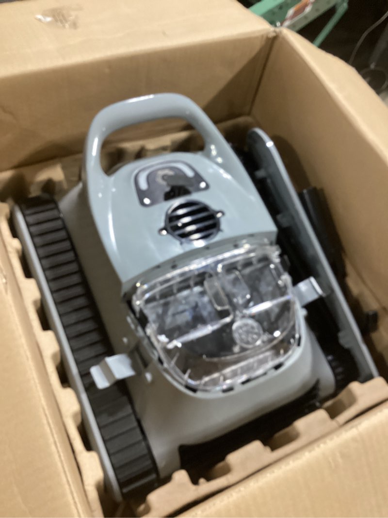 Condition photo showing Good Condition for (2025 new) cordless pool vacuum for inground pools, automatic smart navigation robotic pool cleaner, 3-in-1 wall & waterline cleaning, ideal for inground & above-ground pools up to 2150 sq.ft