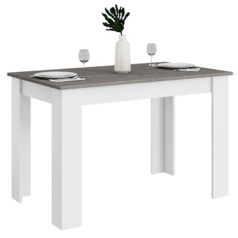 costway dining table 47 inch kitchen dining table rectangular for small space