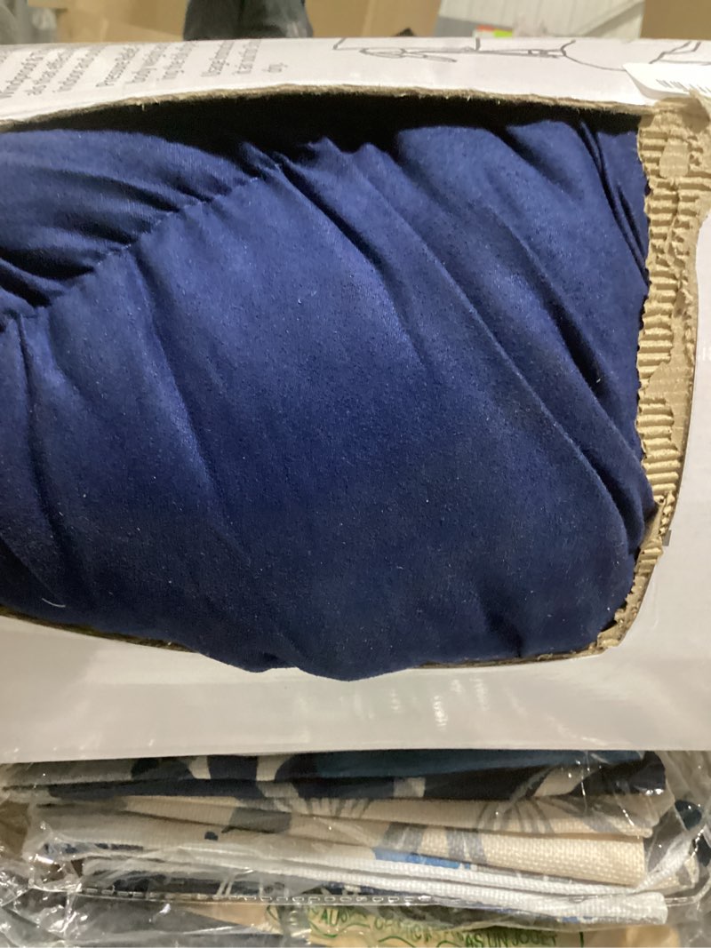 Condition photo showing Good Condition for wheelchair cushions, pressure pain relief accessories with armrest covers, supports coccyx & back, non-slip, fits wheelchair with 16'' length armrest (navy)