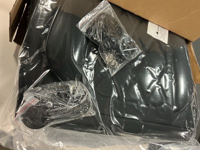 Condition photo showing Good Condition for Fit RAV4 Car Seat Covers for Toyota RAV4 2010-2025 2026 - Luxury Leather, Anti-Slip, All-Weather Seat Cushions, Waterproof & Breathable, Airbag Compatible, Full 5-Seat Set (Black) Black-05# Full Set