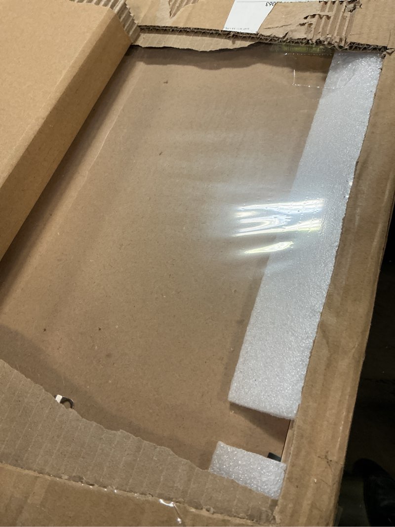 Condition photo showing As Is for 4x6 Picture Frame, Natural Solid Oak Wood Picture Frames 4x6 with Tempered Glass, Minimalist Frame 4x6 for Wall & Tabletop(Single,Oak) 4"x6" - 1pk Oak