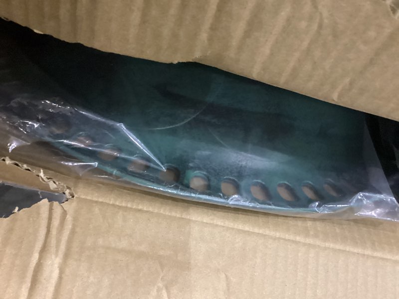 VIVOHOME 28 Inch Height Polyresin Lightweight Antique Outdoor Garden Bird Bath Green