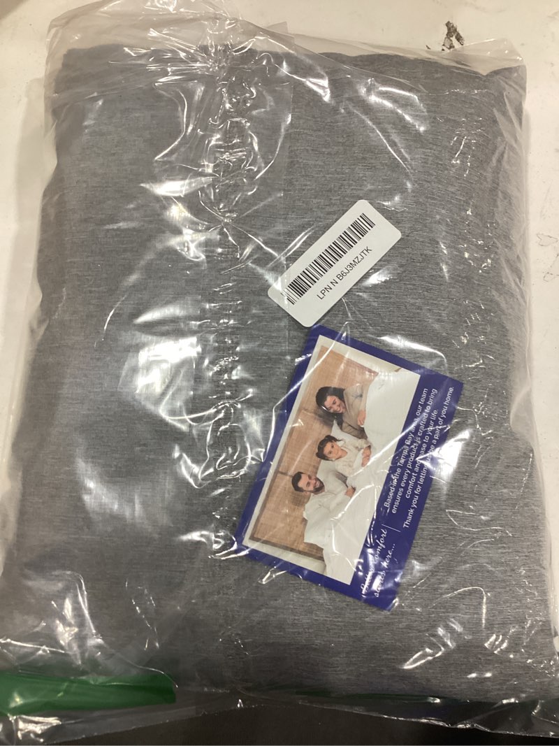 Condition photo showing Good Condition for Extra Deep Cal King Fitted Sheet - Hotel Luxury Single Fitted Sheet Only - Easily Fits 18 to 24 inch Mattress - Soft, Wrinkle & Fade Free with Extra Deep Pockets - Breathable & Comfy - Heathered Grey California King 40 - Heathered Grey