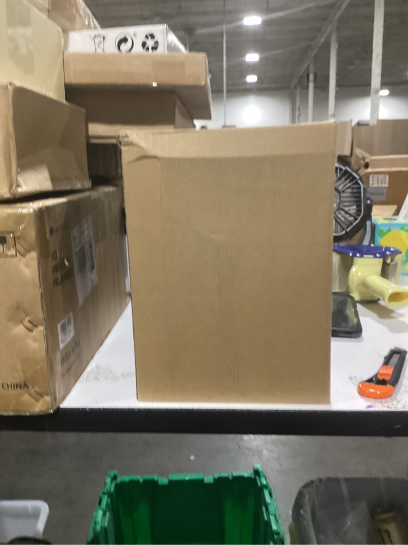 Condition photo showing New/Like New for mountain paper towel holder with mango wood base, effortless one-hand tearing for jumbo/mega rolls, countertop storage organizer for kitchen and bathroom 7-14 days delivery (brown)