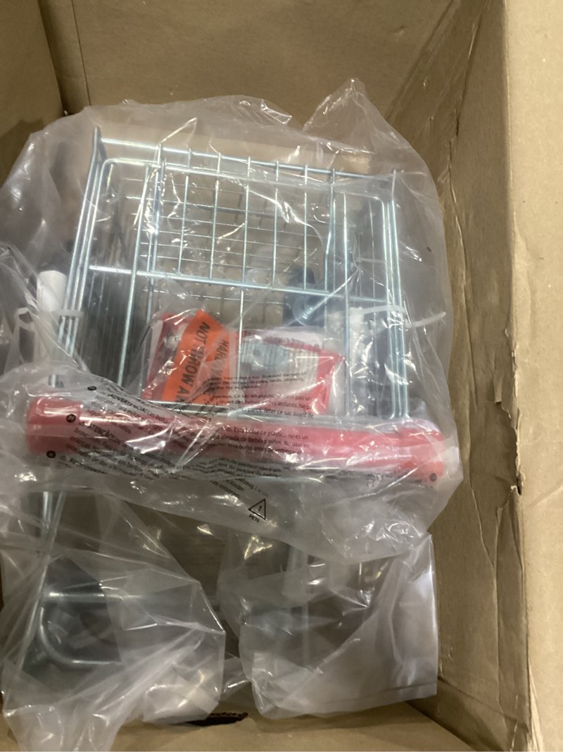Condition photo showing As Is for melissa & doug toy shopping cart with sturdy metal frame