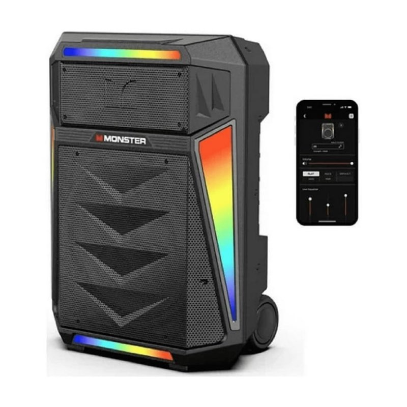 monster z6 all-in-one pa bluetooth speaker system