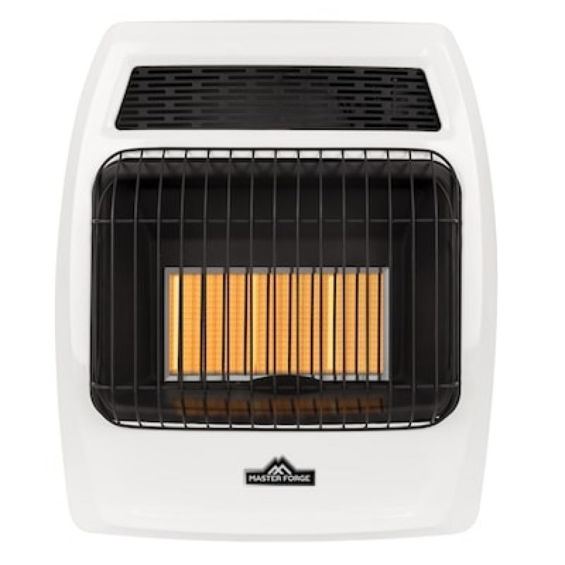 master forge 18000 -btu wall -mount indoor natural gas or liquid propane vent-free radiant