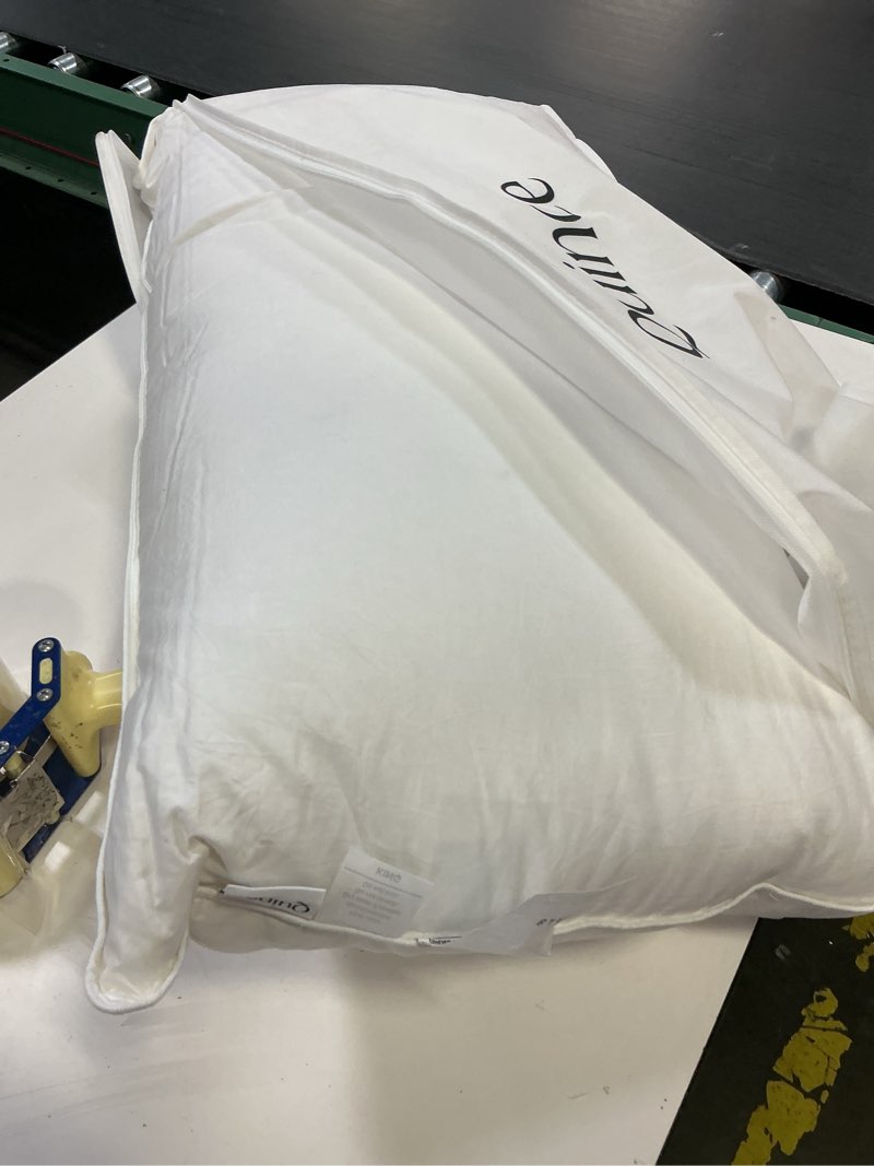 Condition photo showing Good Condition for quince premium down pillow size king