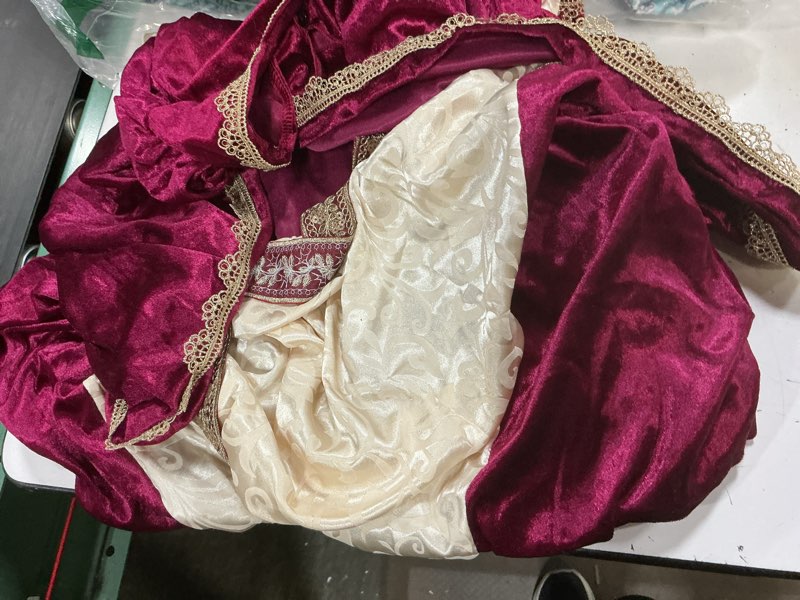 Condition photo showing As Is for relibeauty medieval princess costume for girls 12/150