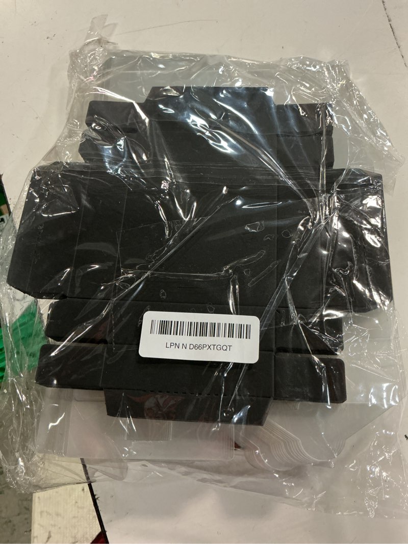 Condition photo showing Good Condition for cunno 36 set 3.5 x 3.5 x 4.3 in candle gift package valentine's transparent box 4-18 oz handmade tealight candle holder paper bottom ribbon for wedding baby shower party mug(black)