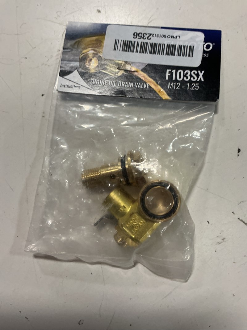 Condition photo showing New/Like New for f103sx: new generation fumoto® valve with 12mm-1.25 thread size