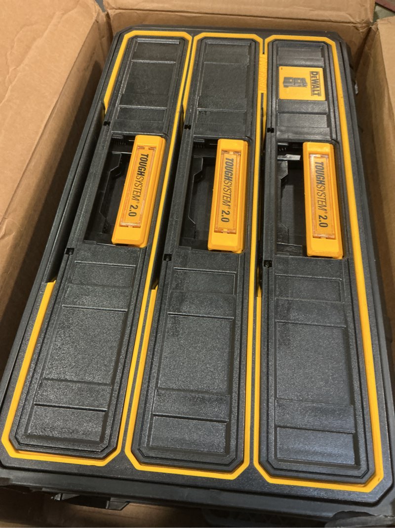 Condition photo showing Good Condition for DEWALT TOUGHSYSTEM 2.0 Tool Organizer and Storage 3 Drawer Unit (DWST08330) Multi
