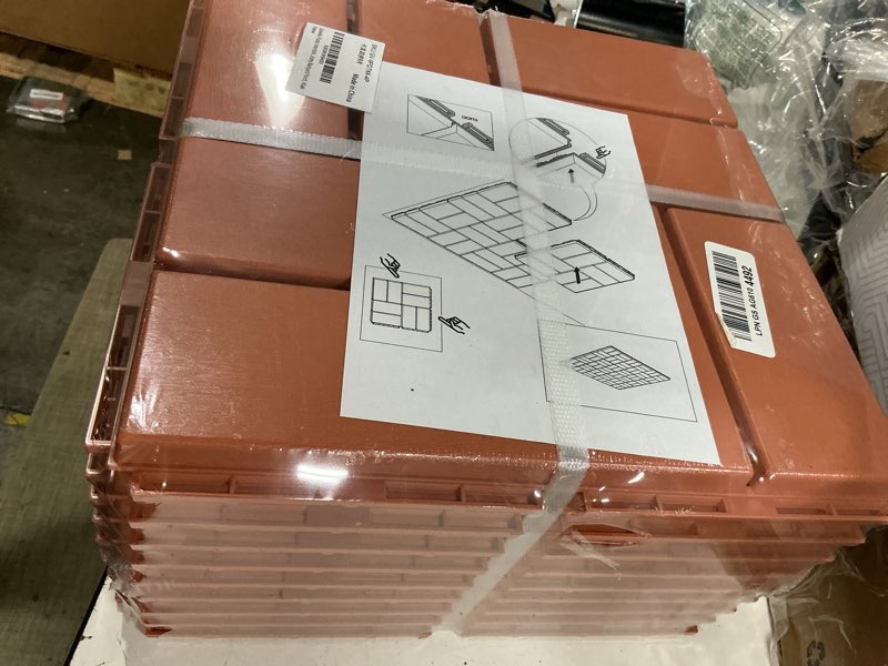 Condition photo showing New/Like New for goovilla plastic interlocking deck tiles, 9 pack outdoor patio flooring, 12"x12" interlocking decking tile outdoor all weather use, waterproof patio pavers for pool balcony backyard porch, khaki 12"*12" khaki 9