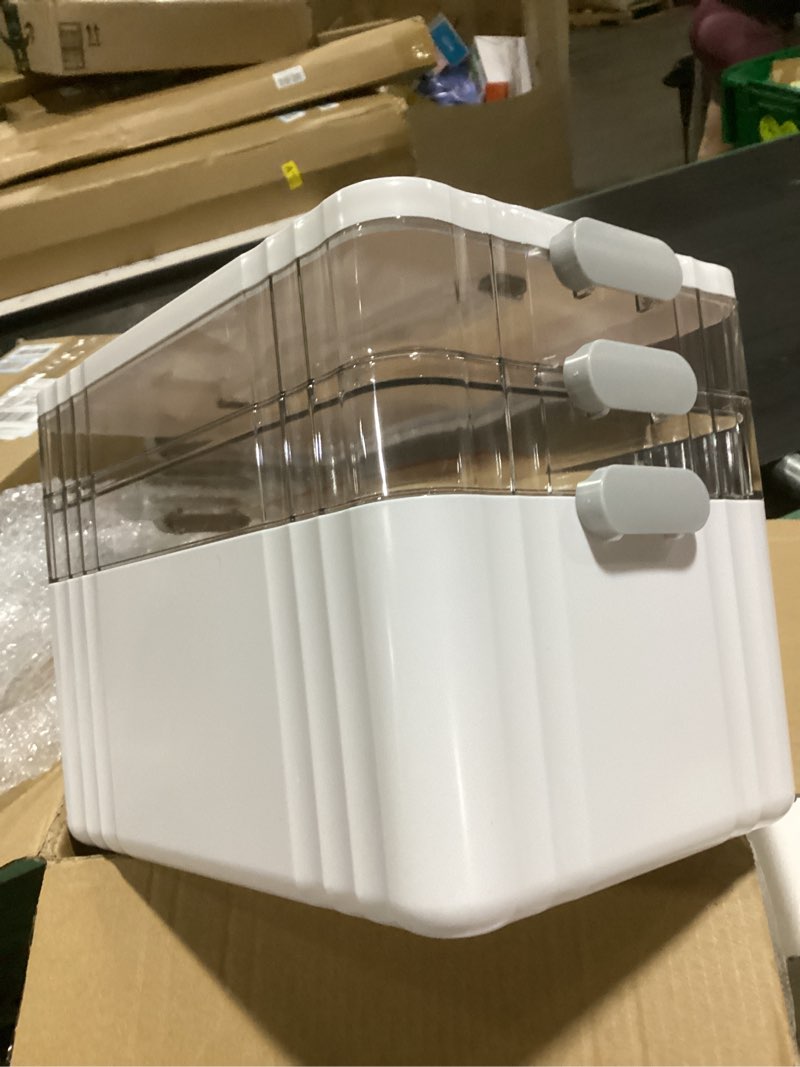 Condition photo showing New/Like New for arstpeoe 3-tier medicine organizer - portable medicine cabinet with plastic handle, multipurpose medical box, pill organizer, empty first aid kit for home