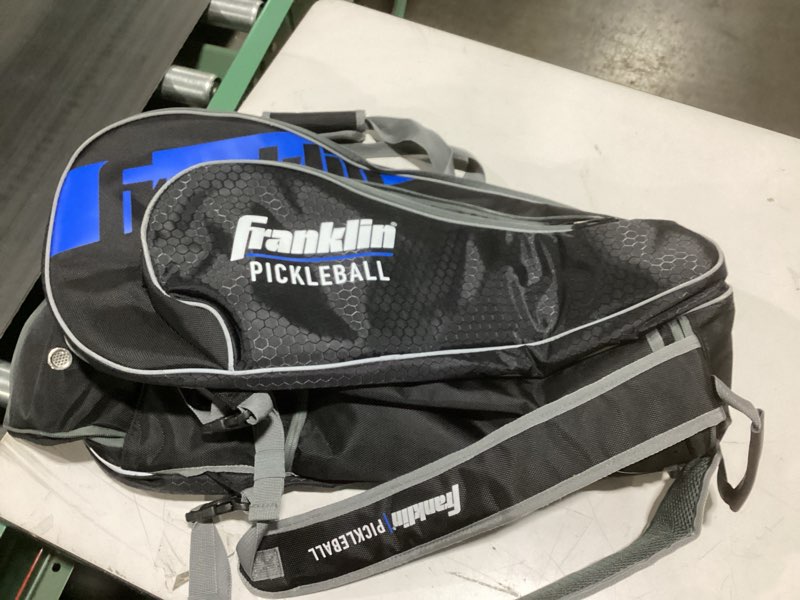 Condition photo showing As Is for Franklin Sports Pro Series Paddle Bag Black/Gold