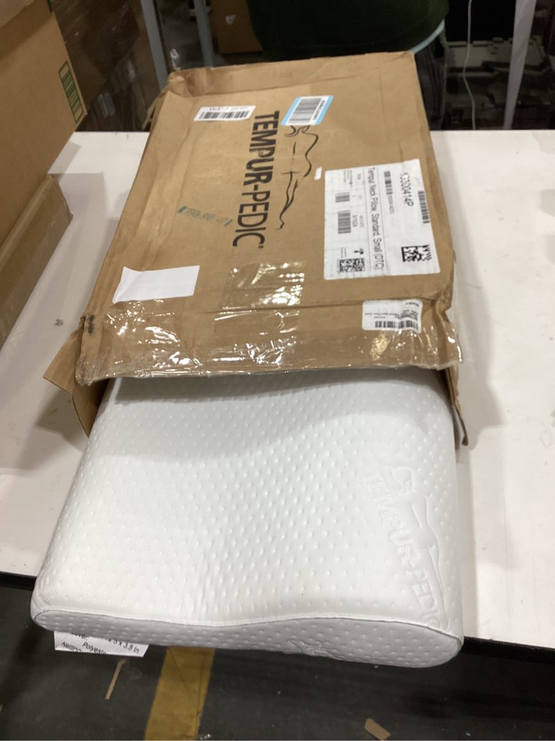 Condition photo showing Good Condition for tempur-pedic tempur neck pillow, small profile, white small profile 1
