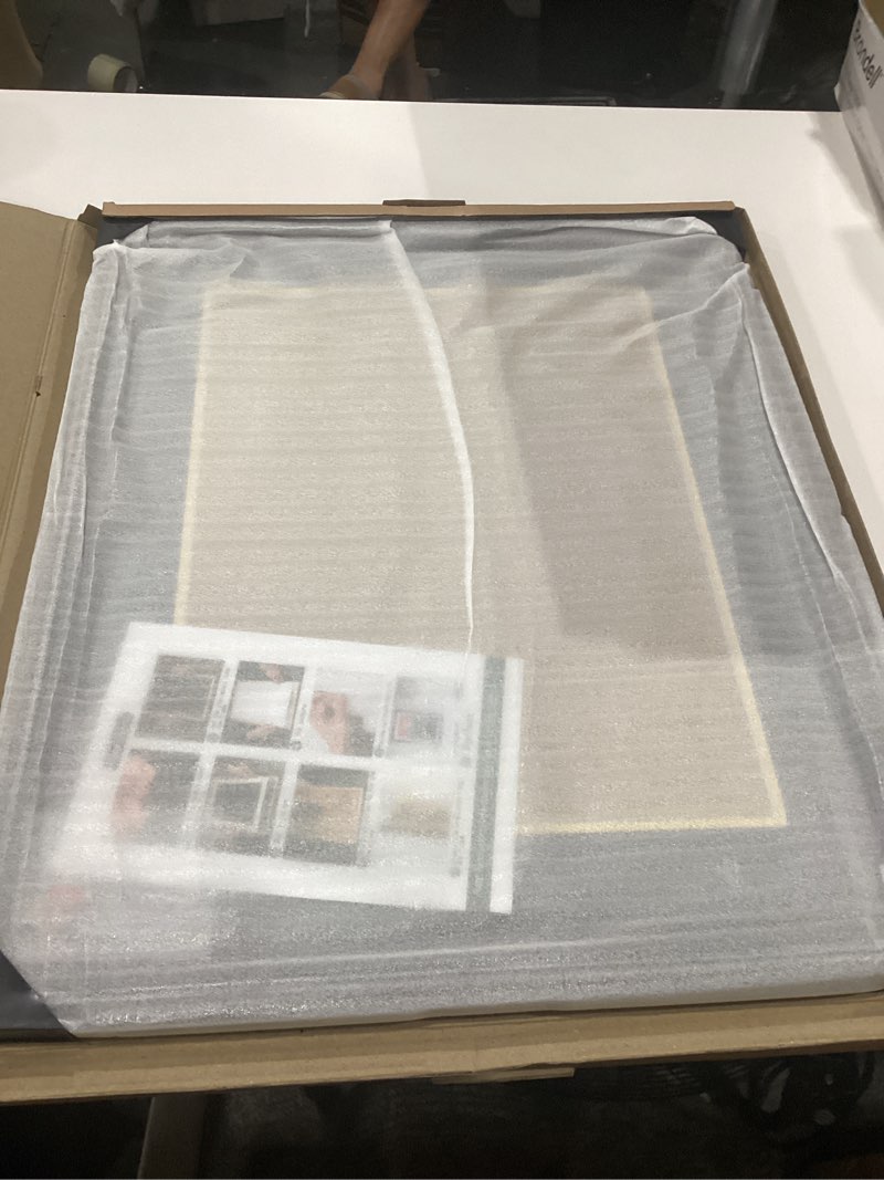 Condition photo showing New/Like New for ltyhhk 12x16 diploma frame solid wood black, displays 12x16 diplomas with black over gold mat or 16x20 inch without mat, suitable for degree, certificate (l23b1620bg1216) black 16x20 with mat 12x16
