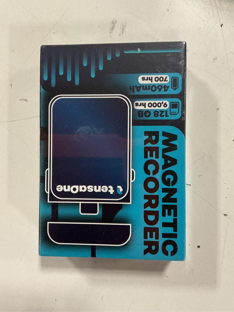 Condition photo showing New/Like New for voice activated recorder – mini audio recording device with magnetic mount, small portable digital recorders, microphone devices with ai smart noise reduction, wireless sound, 128gb–9000 hrs