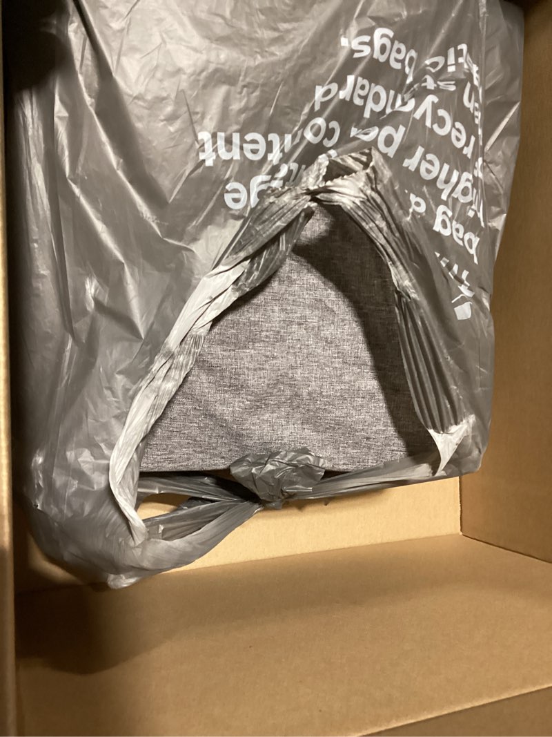 Condition photo showing As Is for Suertree Cat Carrier for 2 Cats, Pet Travel Carrier with Litter Box for Cats and Small Dogs Up to 45 Lbs, Bowls, and Locking Zippers, Black (15.9*2)*14.5*15.5in Black