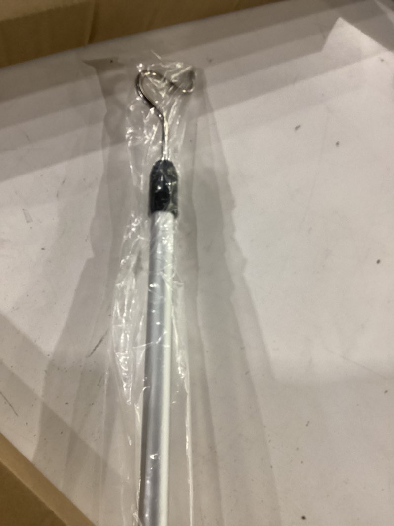 Condition photo showing Good Condition for richards homewares shepherds aluminium pole with a 2.75-inch hook and cushioned handle, lightweight, extendable from 36 to 62-inch, silver 1pack