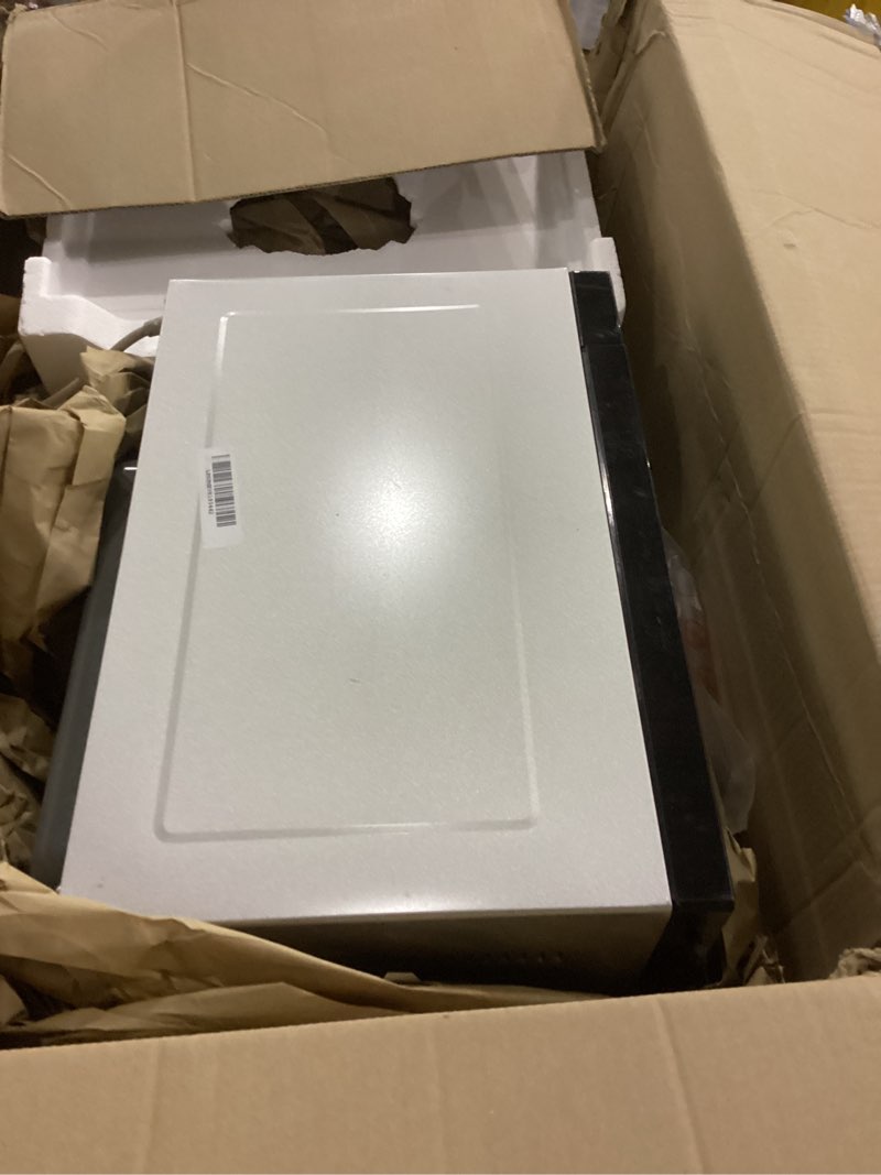 Condition photo showing As Is for Panasonic Microwave Oven NN-SN686S Stainless Steel Countertop/Built-In with Inverter Technology and Genius Sensor, 1.2 Cubic Foot, 1200W
