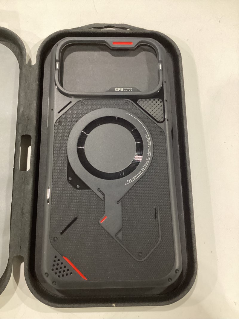 Condition photo showing New/Like New for aulumu a17 iphone 17 pro max case | magsafe compatible | touch-sensitive buttons | integrated drop protection | military-grade outdoor design black iphone 17 pro max black