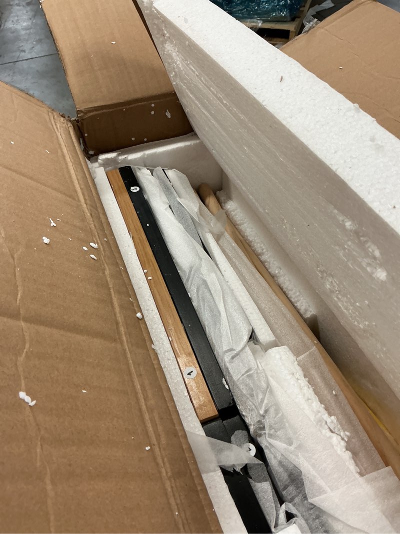 Condition photo showing As Is for Homcom Tilt Out Laundry Hamper