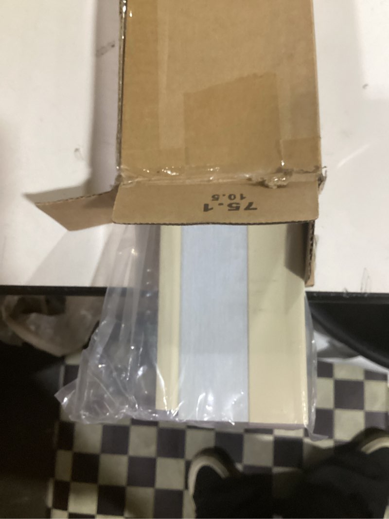 Condition photo showing Good Condition for LazBlinds No Drill Blinds for Indoor Windows, Blackout Roller Shades, Cordless Window Blackout Blinds, Thermal Insulated Fabric UV Protection for Home and Office, 29" W x 48" H, Cream Blackout-cream 29" W x 48" H