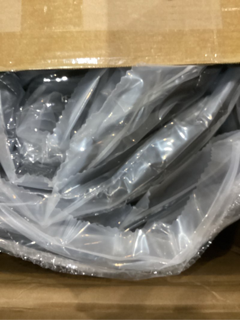 Condition photo showing Good Condition for Full Bed Frame with Headboard, Bed Frame Full Size with Sturdy Wooden Slats Support, Platform Frame with Velvet Upholstered Headboard, Mattress Foundation, Easy Assembly, No Box Spring Needed Black Black Full