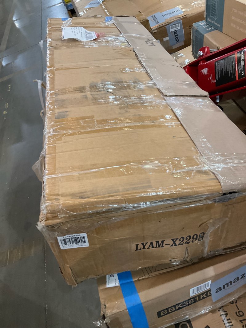 Condition photo showing As Is for almuloo rear bumper assembly compatible with 1996-2002 toyota 4runner 3rd gen limited trim black powder coated steel 3 pcs set heavy duty rear bumper