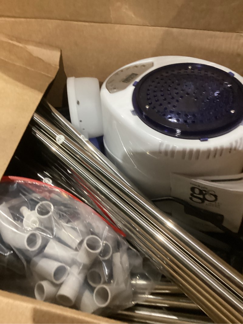 Condition photo showing As Is for Upgraded Portable Sauna for Home?Relaxation, Steam Sauna for Home with Steamer, Remote Control, Folding Chair, 9 Levels