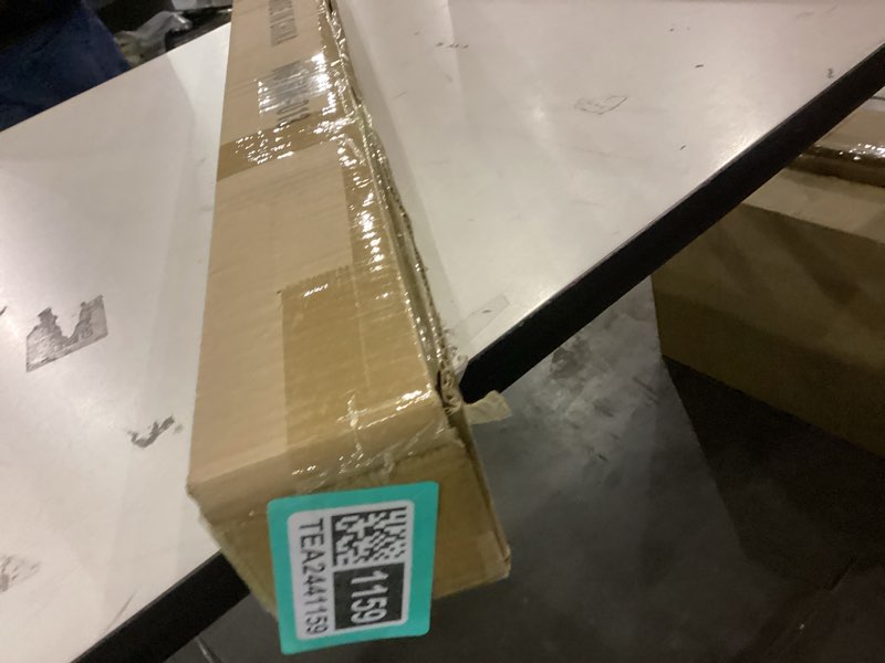 Condition photo showing New/Like New for Double Curtain Rod for Windows 36-72", Adjustable Double Drapery Rod with Round & Barrel Finials, Brushed Nickel Decorative Curtain Rod, 1-Inch Front and 5/8 Inch Diameter Back Window Curtain Rod Brushed Nickel 36-72"