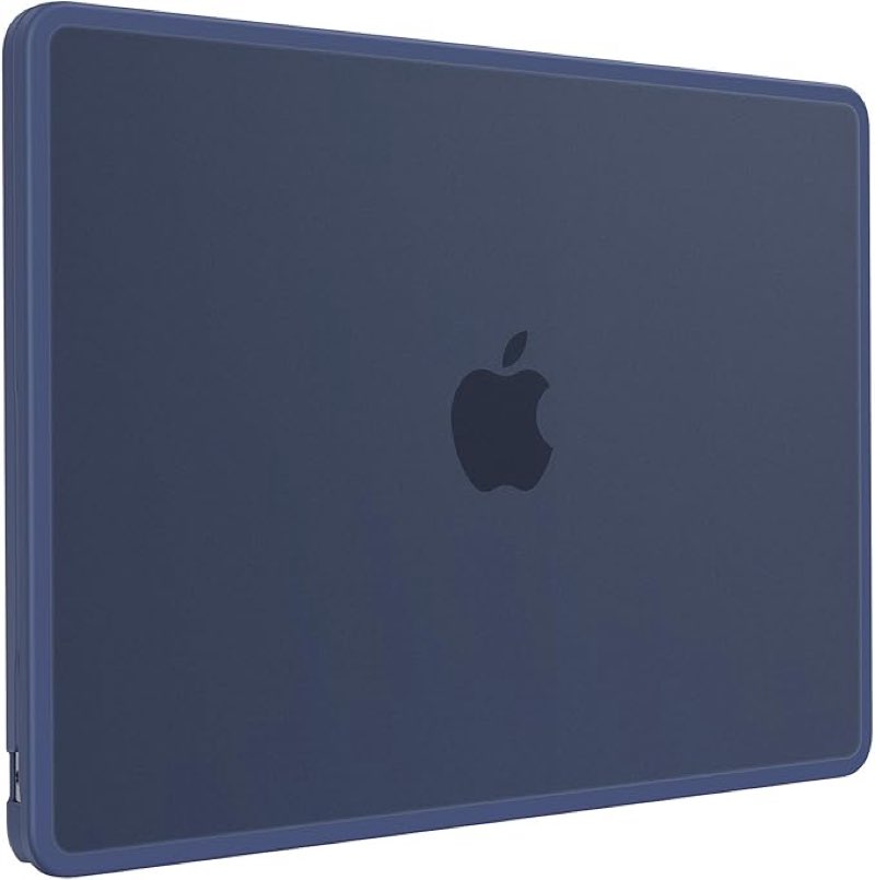 blueswan anti-cracking hard shell case compatible with macbook air 15 inch m5 m4 m3 m2 2026-2023 a34