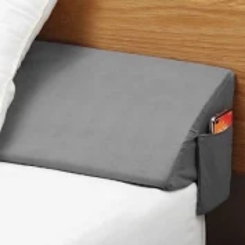 Vekkia King Bed Wedge Pillow for Headboard Gap/Bed Mattress Gap Filler Wedge,Bed Gap Filler Close Gap (0-6"),Stop Pillow Falling Down-Gray(76"x10"x6") Gray King(10 in x6 in x76 in--Big)