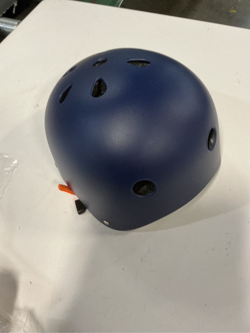 Condition photo showing Good Condition for skateboard helmet impact resistance ventilation for youth & adults dark blue medium