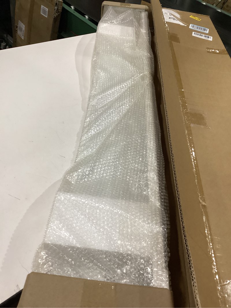 Condition photo showing New/Like New for upgraded 4 ft baseboard heater cover with left and right endcaps, galvanized steel easy slip-on heater cover for replacing old and rusty looking electric and hydronic base board heat covers 4 ft 1