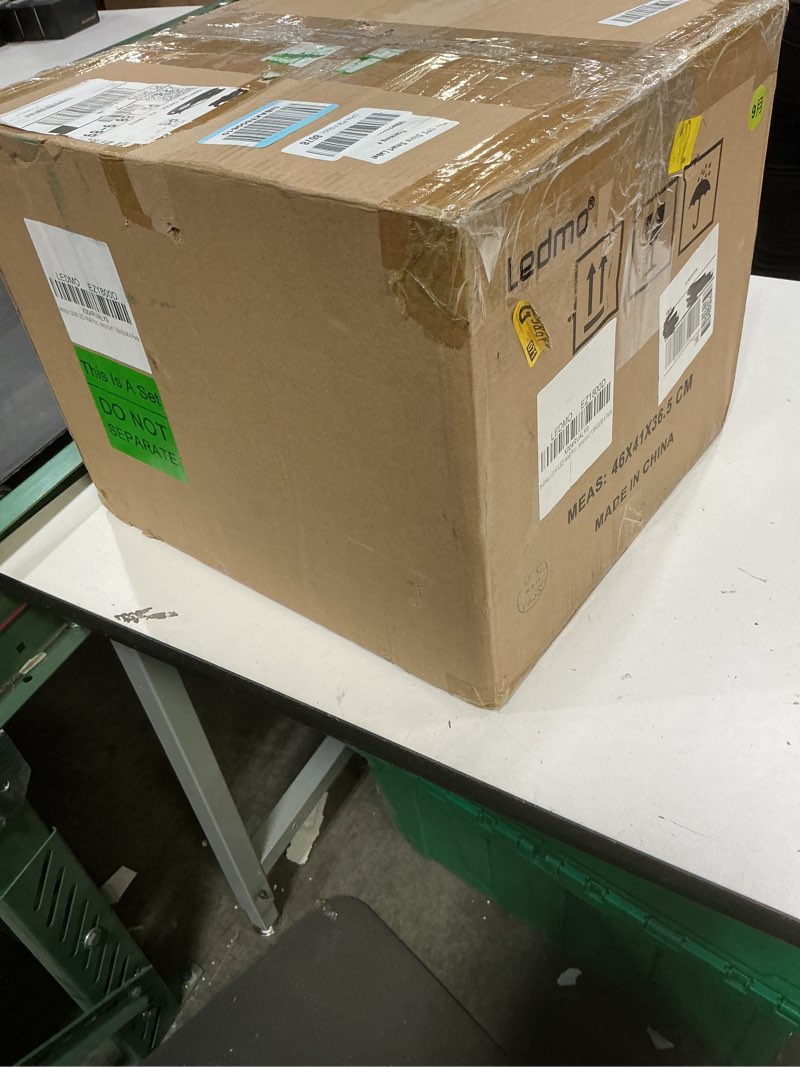 Condition photo showing New/Like New for ledmo led wall pack lights repalces 800w hps/hid light 4 pack 15600lm outdoor commercial lighting fixture 120w waterproof wall mount security lighting 5000k 120w-4pack