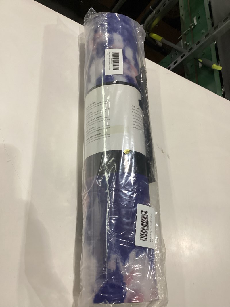 Condition photo showing Good Condition for Non Slip Yoga Mat TPE Workout Mat for Men Women, Thick Workout Mat with Carrying Strap, Fitness Mats for Exercise, Yoga, Fitness, Pilates, Floor Workouts (72" x 24" x 6mm) 12 signs