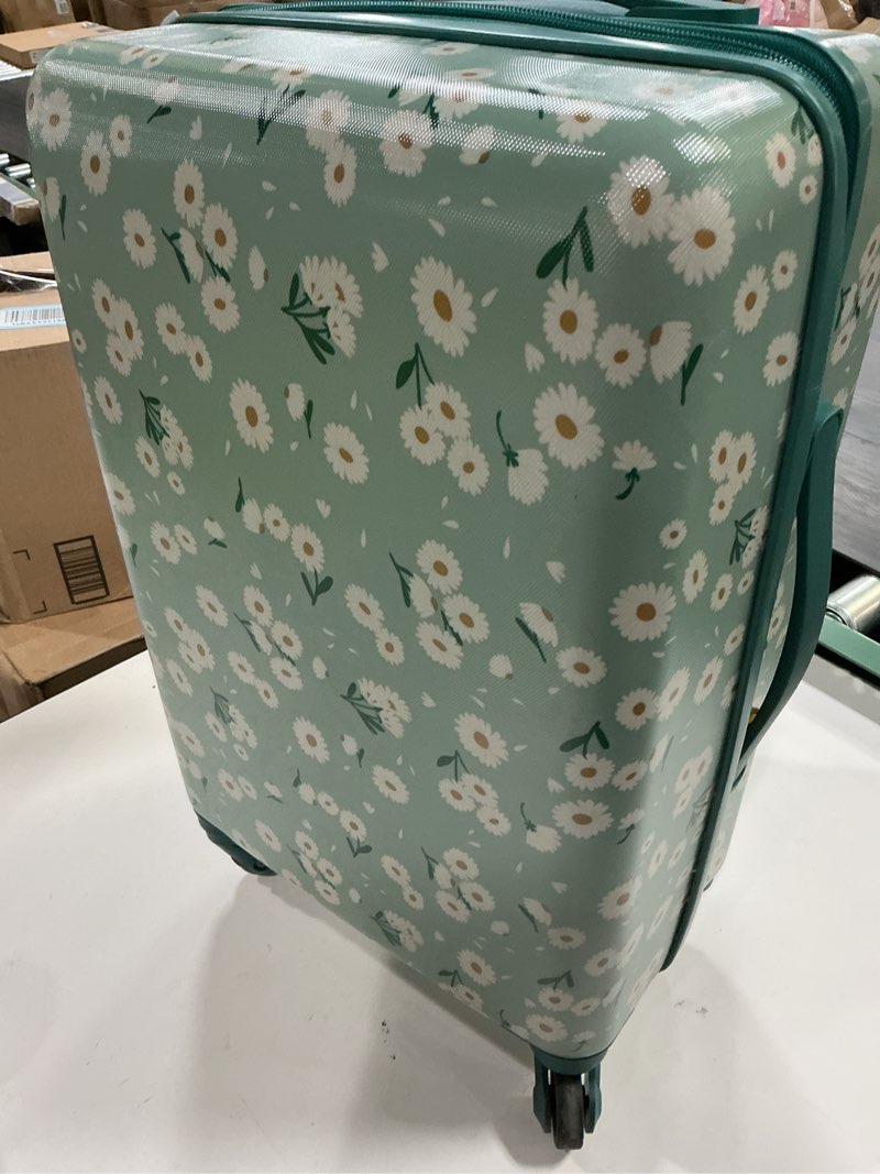 Condition photo showing As Is for kids' hardside carry on spinner suitcase daisy - cat & jack™?
