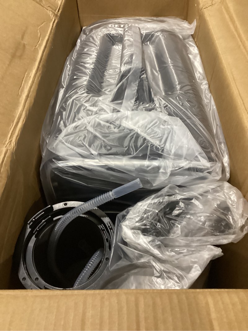 Condition photo showing As Is for not tested portable tent air conditioner for camping, 5200btu fast cooling quiet small light air conditoning 400w low power for rv, truck, van black grey