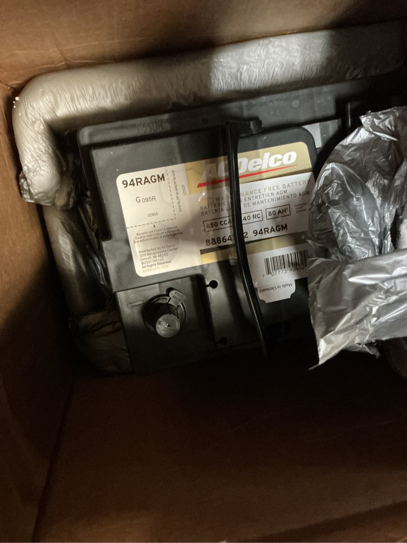 Condition photo showing New/Like New for ACDelco Gold 94RAGM (88864542) 36 Month Warranty AGM BCI Group 94R Battery Battery Pack of 1