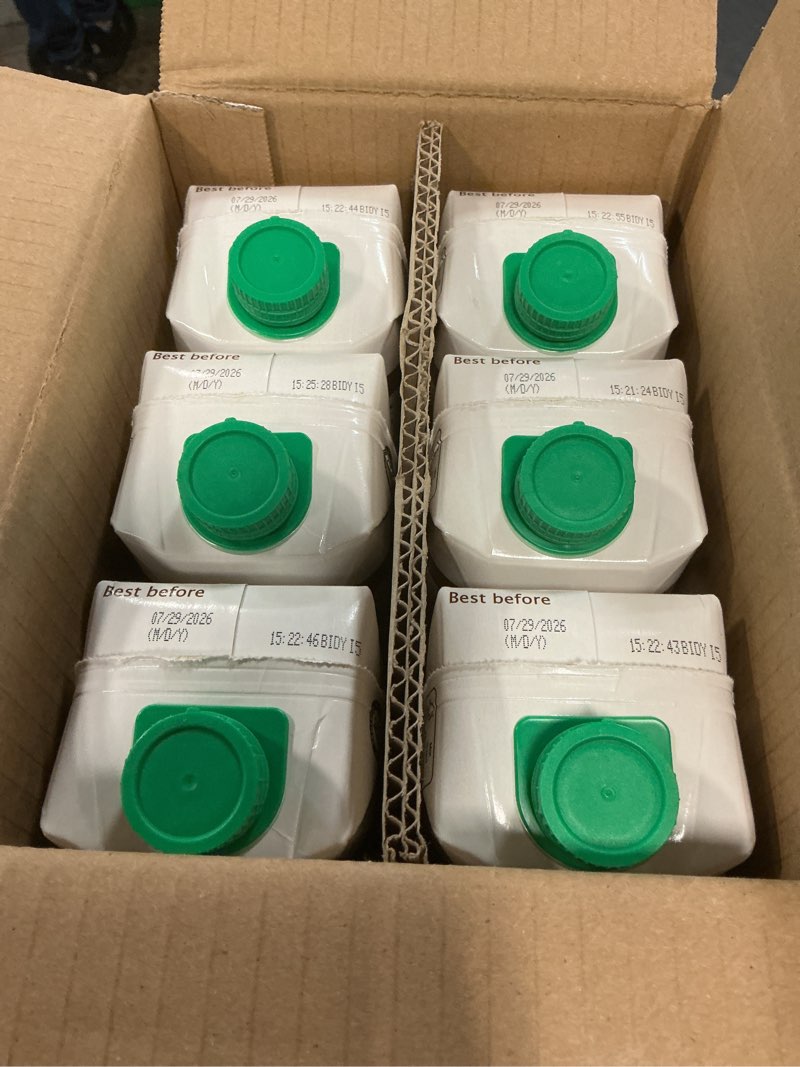 Condition photo showing New/Like New for ( bbd:jul/29/2026 )) foco uht usda-organic non-gmo coconut milk drink/beverage 33.8 fl oz, pack of 6